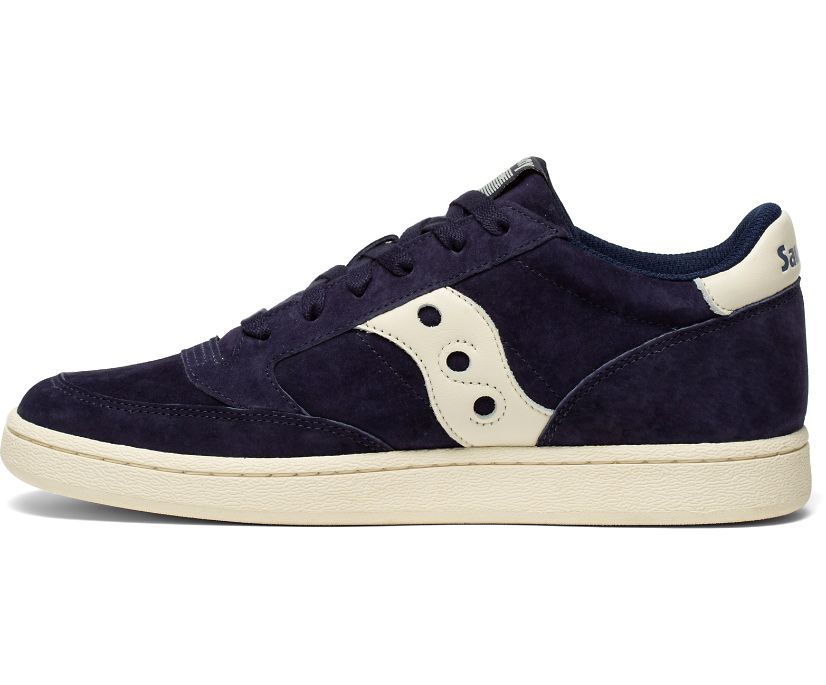 Women's Saucony Jazz Court Nubuck Originals Navy | Singapore 055EBCX